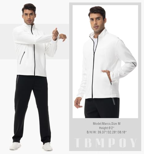 Image of TBMPOY Men's Tracksuits Sweatsuits for Men Sweat Track Suits 2 Piece Casual Athletic Jogging Outfits Full Zip Sets