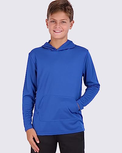Real Essentials 3 Pack: Boys Hoodies – Youth Mesh Long Sleeve Sweatshirts with Pocket for Kids & Teens2