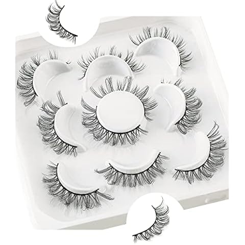 Falsche Wimpern Russian Strip Lashes 3D Wimpern Künstliche Natürliche Schwarz Lange Pure Handgemacht C/D Curl Wispy Fluffy Lashes Cover