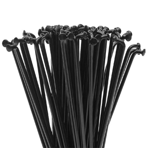 Rayons de vélo de voyage 14G noirs pour réparer sa roue de randonnée et VTC