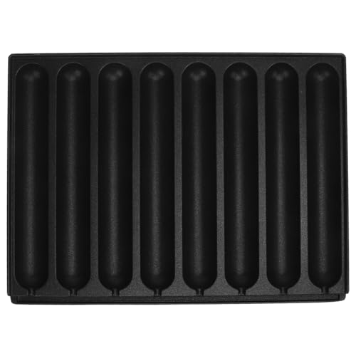 QANYEGN Aluminum Sausage Pan, 8 Grids Prevent Seasoned Sausage Grill, Prevent Stick Thickened Aluminum Plate, Hot Dog Tray for Kitchen and Outdoor Use