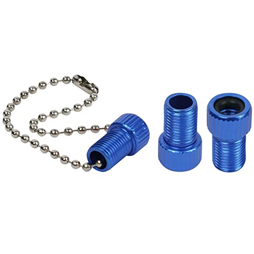 Flintronic 3PCS Adaptador de Válvula de Bicicleta, Adaptador para Bomba de Inflar de Bicicleta, Bicicleta Válvula Adaptador DV/SV/AV, para Compresor de Bicicleta, Bomba de Bola, Bomba de Aire
