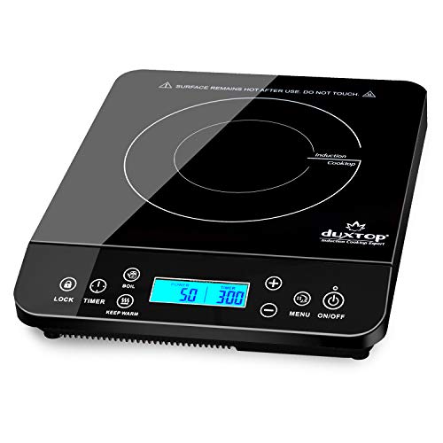 Duxtop Portable Induction Cooktop, Countertop Burner Induction Hot Plate with LCD Sensor Touch