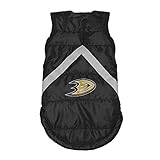 Littlearth NHL Soft Fleece Lined Pet Puffer Vest Anaheim Ducks Haustierweste, Teamfarbe, Large