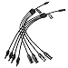 Produktbild BougeRV Solarkabel Y-Stecker 1Y4 für 2.5mm²/4mm²/6mm² Solarkabel, 1 Paar Y-Verteiler (4mm²) 4-Fach Abzweigbuchsen Solarstecker, Kabelverlängerung 63cm für Solaranlage Steckerfertig