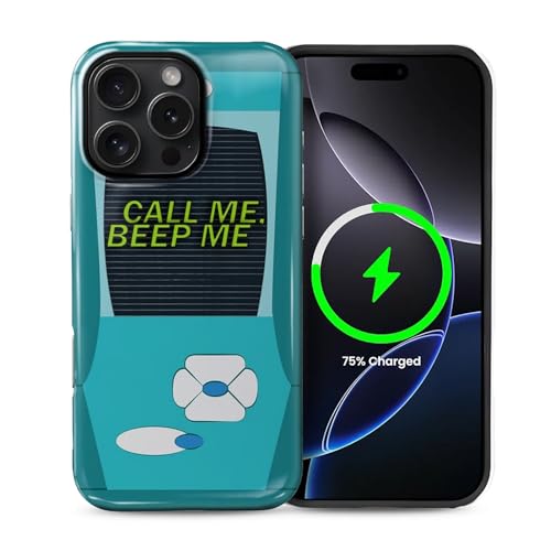 Coque iPhone 16 Pro Max MagSafe bleu rigide silicone anti-choc style console