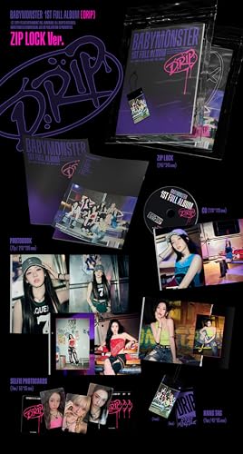 Koread BABYMONSTER DRIP 1st FULL Album (Photobook - ZIP LOCK Ver.)
