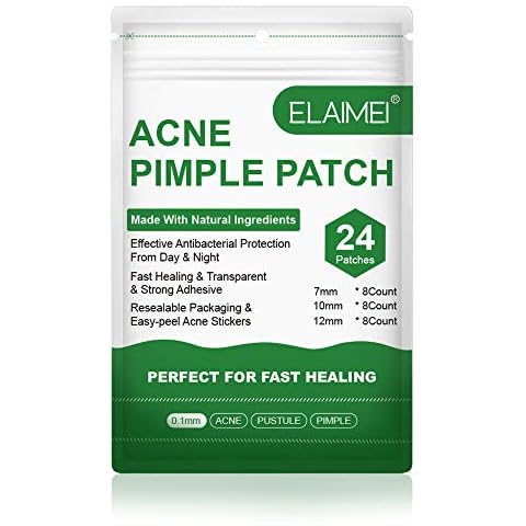 Acne Pimple Healing Patches Spot Treatment Pack of 24 Effective Antibacterial Protection for Spots - Made With Natural Ingredients Cover