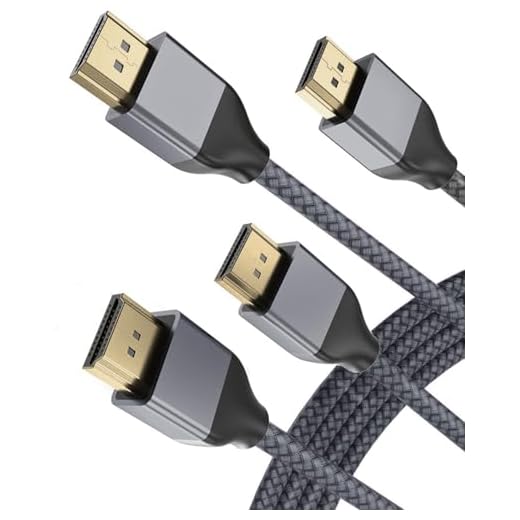 8K 60Hz HDMI-kabel 3M 2-pack, certifierad lång 48 Gbps 7680P ultrahög hastighet HDMI 2.1-kabel för Apple TV, Roku,Samsung QLED, 2.0, Sony Playstation, 4M PS5, Xbox One-serien X, eARC HDCP 2.3, 16 4K 120Hz 144Hz