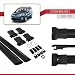 accessorypart Para Citroen Berlingo 2008-2020 Barras de techo Aluminio Negro
