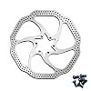 HHuin 180 mm / 160 mm 6 inch roestvrij staal fiets rotor remschijf MTB fiets remvoering voor mountainroad…