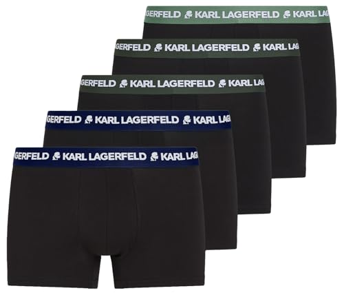 Karl Lagerfeld Hombre Trunk de Algodón Premium Pack de 5 Ropa Interior 4