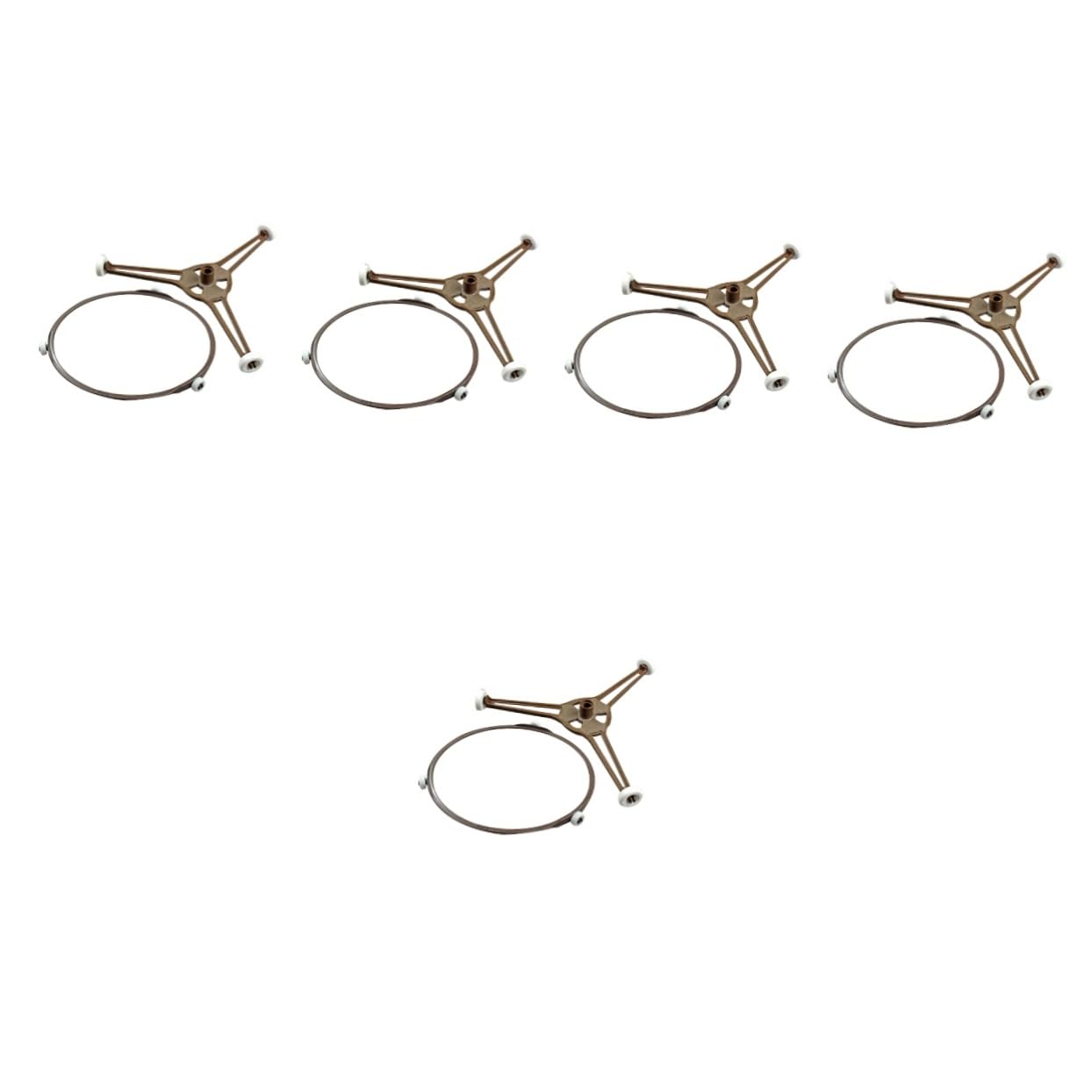 MAGICLULU 10piezas Soporte De Para Microondas Anillo De Giratorio y Base De Rodillos Compatible De Instalación y Alta Resistencia