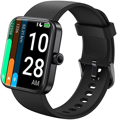 UMIDIGI UFit Pro(44mm) Smart Watch Alexa Built-in,Fitness Tracker with Heart Rate , SpO2 and Sleep Monitor, 5ATM Waterproof HD Color Touchscreen for Men Women Compatible with iPhone & Android