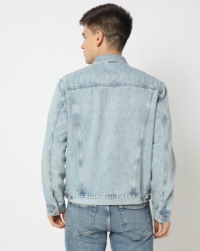 Image of GAP Men's Cotton Elastane Classic Denim Jacket