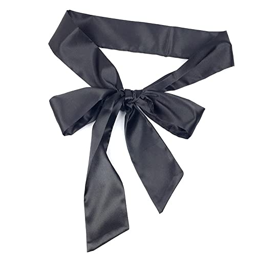 Worry-Free Women's Silk Cloth Bow Tie Waist Belts for Clothing Accessories Bandage Dresses