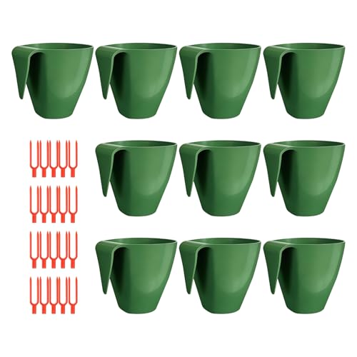 Tazze Per La Coltivazione Di Fragole - Stazioni Di Propagazione Per Fragole, Fioriere Impilabili Con Forche, Traspiranti | Strumenti Di Coltivazione Veloci Per Davanzale, Cortile, Giardino, Fattoria,