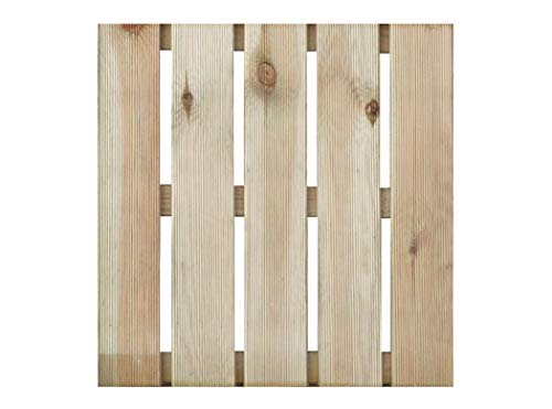 LOSETA MADERA PINO RAYADAS TANE 100X100