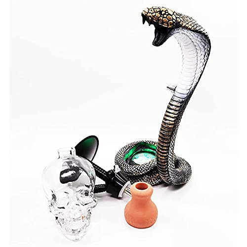 BGSFF Shisha-Set mit Lichtern, Shisha-Shisha-Komplettset Cobra-Form Shisha Einfach zu zerlegen und zu reinigen – Bild 7