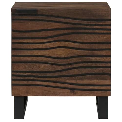 Table de chevet en noyer idéale pour vos soirées lecture chaleureuses - 4