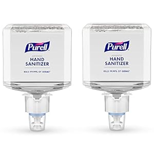 PURELL Brand Advanced Hand Sanitizer Foam, Clean Scent, 1200 mL Refill for PURELL ES6 Automatic Hand Sanitizer Dispenser (Pack of 2) – 6453-02