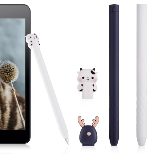 Funda para stylus antideslizante con diseño animal y protector ligero de silicona
