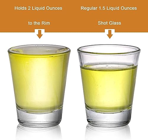 Tebery TE-SHOTGLASSES-30 Pack Round Shot Glasses Bulk Sets thumb #2