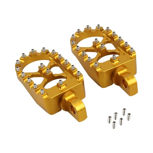 Repose-pieds larges CNC pour éviter les glissements en Fat Bob et Dyna