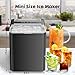 Sweetcrispy Countertop Ice Maker, Portable Ice Machine Self-Cleaning, 9 Cubes in 6 Mins, 26 lbs/24Hrs, 2 Sizes of Bullet Ice for Home Party Office,Elegant Black