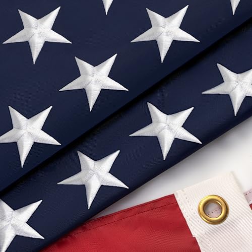 AOKIIE 3x5Ft American Flags for Outside Heavy Duty Nylon US Flag TearProof