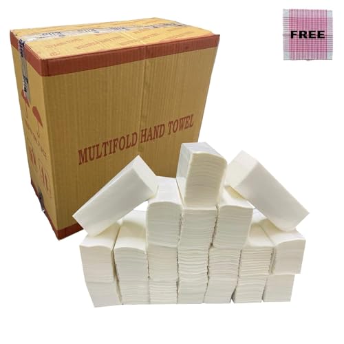 Image of Ella Multi Fold Tissue Paper | 1300 Sheets | Pack of 10 | Soft Absorbent 1 Ply | Kitchen Bathroom Dining And Hand Use | Bulk Pack For Home And Office | Free Check Duster Cloth