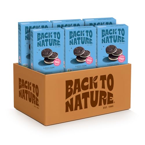 Back to Nature Chocolate Creme Sandwich Cookies, 9oz, 6 boxes