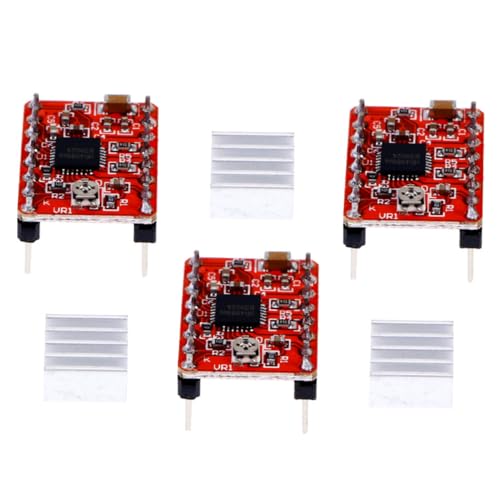 Gatuida 5pcs Stepstick Stepper Motor Driver Module for Printer Accessories Motor Gear Stepping
