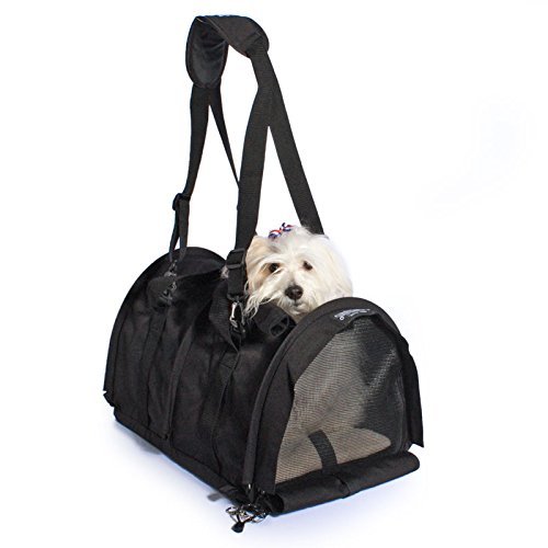 SturdiBag Large Pet Carrier with Heavy Mesh - Black by Sturdi Products
