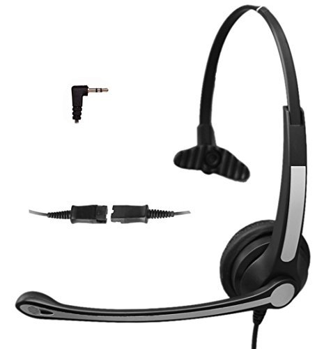 4Call K700FQJ35 3.5mm Mono Telephone Headset for Business Office Deskphones Alcatel Lucent IP
