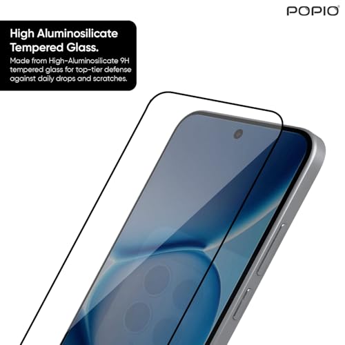 Image of POPIO Military-Grade Gorilla Tempered Glass for Redmi Note 15 Pro | 9H Hardness, Edge-to-Edge, Bubble-Free