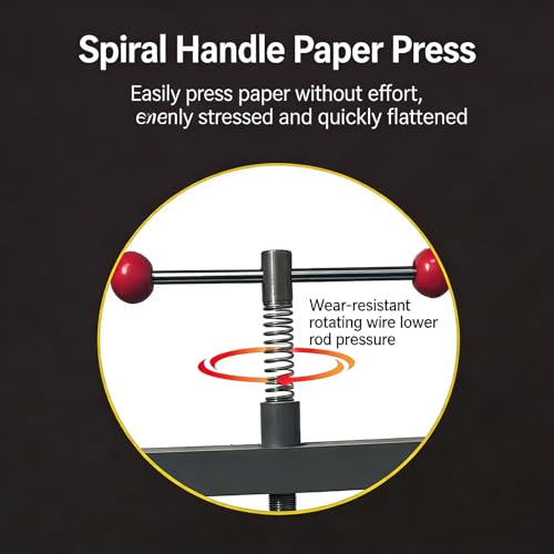Macchina manuale della stampa di carta, stampa resistente della legatoria con alta pressione per carta, tessuto, documenti dell'esame ed i biglietti