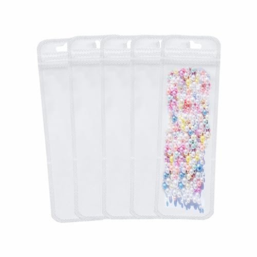 Image of 100 Pcs Pen Packaging Bags for Small Business, Resealable Pouch Bag for Pens, Clear Zipper Smell Proof Storage Bags for Packaging Lipgloss, Jewelry, Cosmetic, Candy 2.75x7.8inch