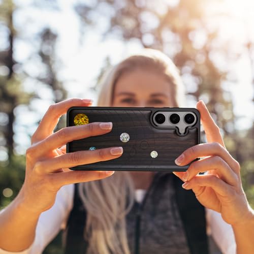 Coque unique Galaxy S25 bois cadeau idéal astronomie