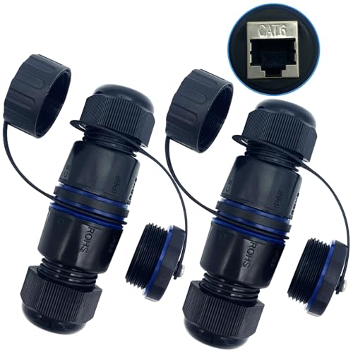 ♪ Cat6 カプラー RJ45 Cat6 シールド付き カプラー25個セット ⭐Cat6 カプラー RJ45 Cat6 シールド付き カプラー 25個 赤の