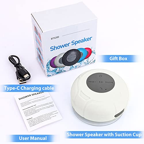 Enceinte de douche Bluetooth portable résistante à l'eau pour se détendre - 6