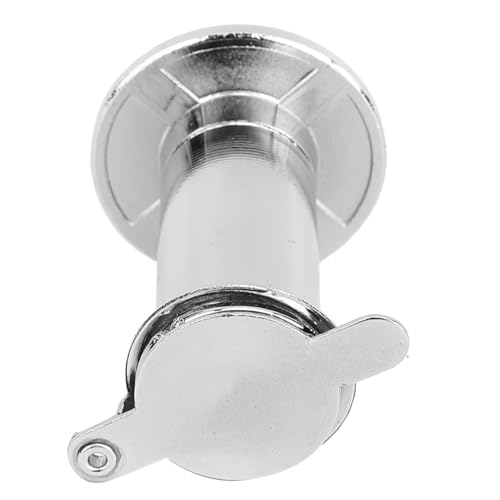 GOWENIC 2 Sets Door Viewer con Cubierta Posterior, Mirilla de Puerta para Seguridad en el Hogar con Ángulo Amplio de 220 Grados, Antirrobo, Acabado Plata (Simple 16 Plata, Abertura 16-19) miniatura 4