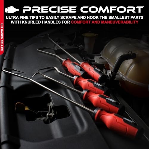 image for ABN Hook and Pick 5-Piece Set – Automotive Hose Removal Tools for Ve