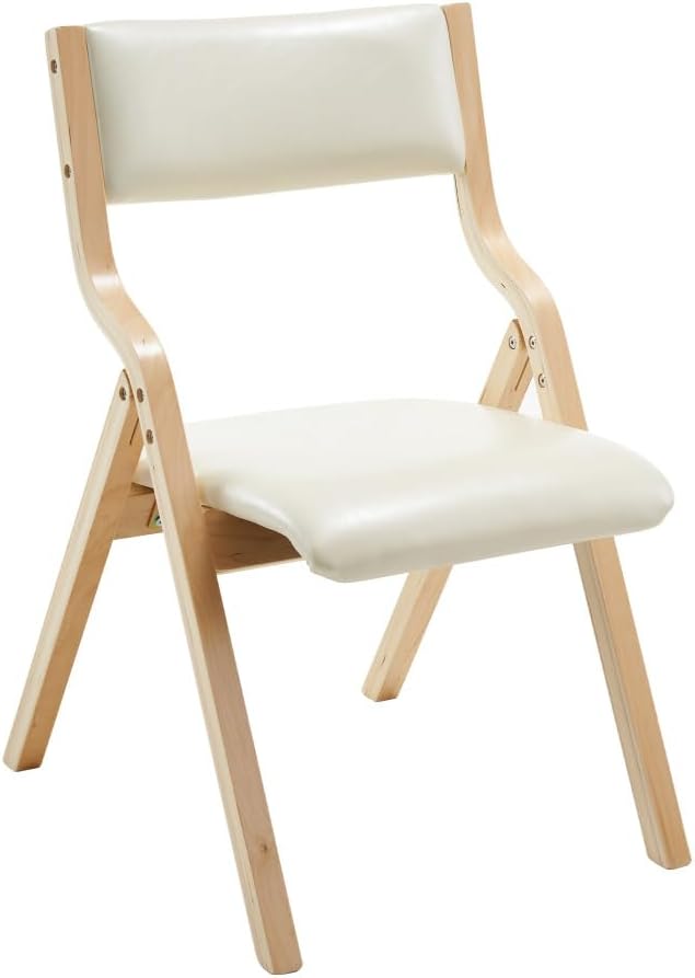 ベージュ ダイニングチェア PU 木製 椅子 完成品 介護チェア イス