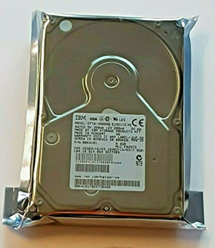 Disco duro interno 8.4 GB IDE DTTA-350840 P-ATA 3.5 pulgadas 5400 rpm