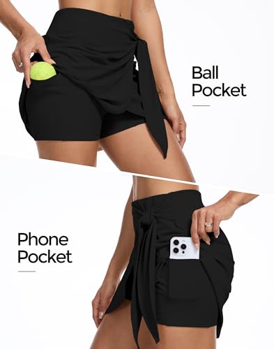 M MOTEEPI Skorts for Women Dressy Casual Tennis Golf Skirts with Pockets Shorts Tummy Control Atheltic Pickleball Skort3