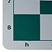 WE Games Original 100% Silicone Tournament Chess Mat - 20 in. Board, Green