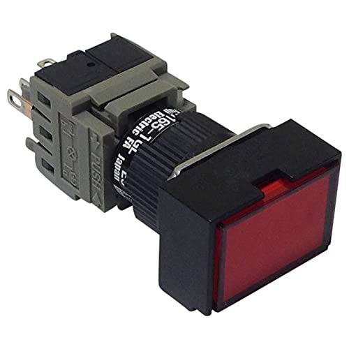 AH165-TGLR11E3 | AH16G0N-11E3R | FUJI Flush Rectangular Head W Guard RED 1NO+1NC 24VDC LED