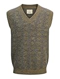 JACK & JONES Veste en Tricot Jprblukyle pour Homme, Gris, L