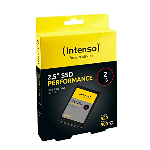 SSD Interne 2,5" SATA III de 2 to Intenso Performance Noir